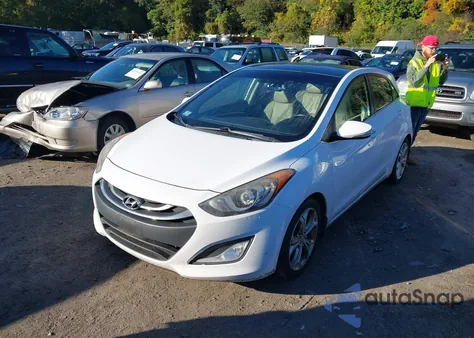 2013 Hyundai Elantra Gt из США, поврежденный, VIN KMHD35LE8DU105988